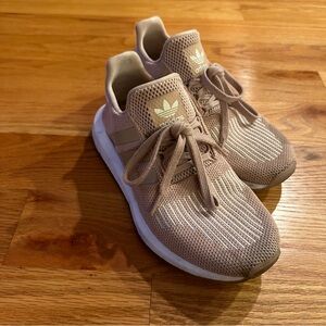 Light pink adidas shoes size 6